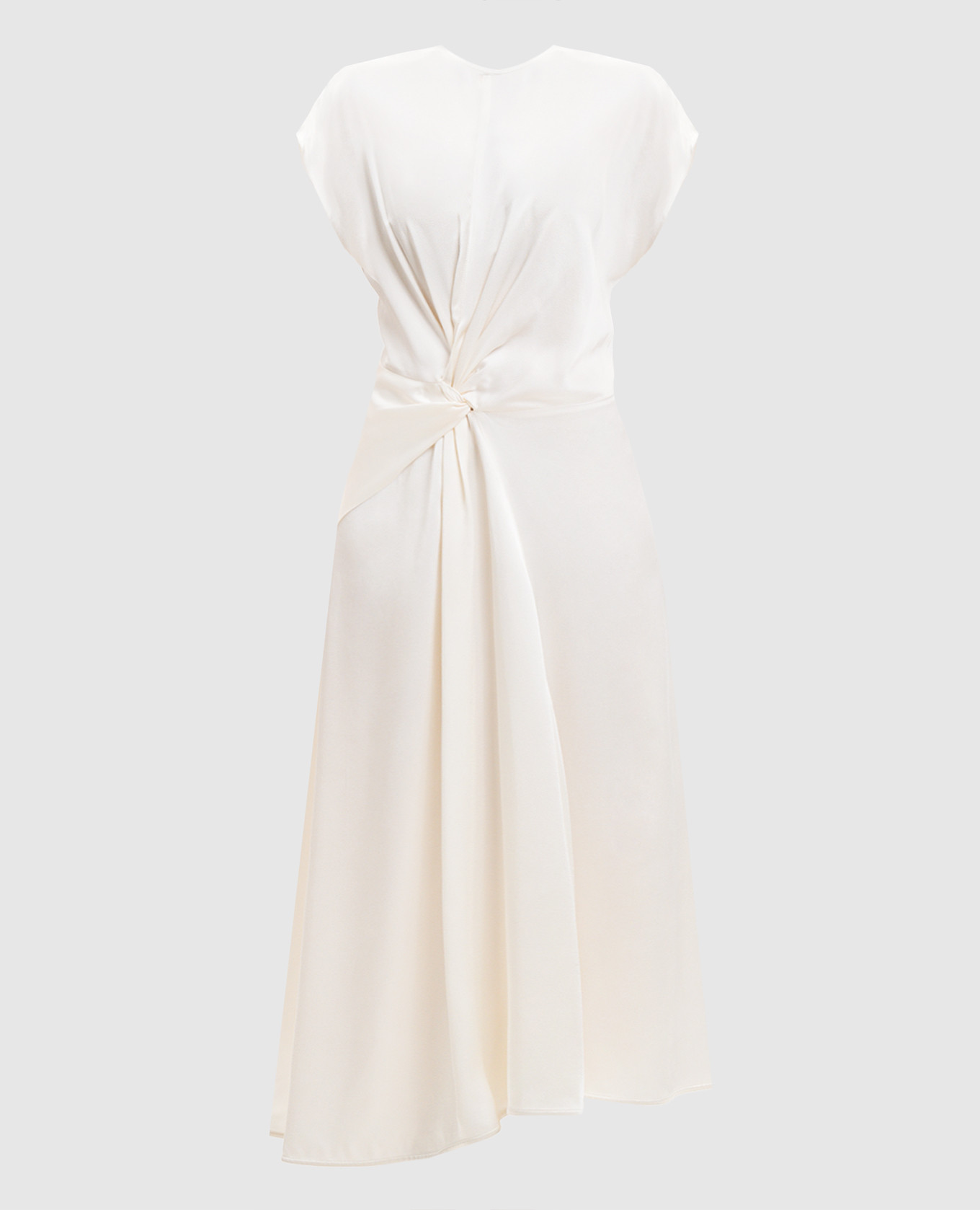 Платье миди Aria цвета айвори