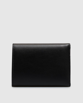 Fendi Черный кожаный портмоне FF 8M0584B08E