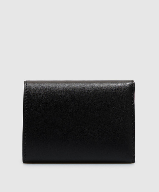 Fendi Черный кожаный портмоне FF 8M0584B08E