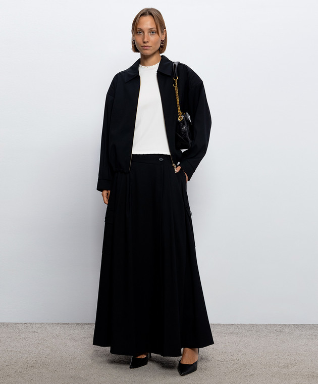 Twinset Черная куртка 262LI2WAA изображение 2