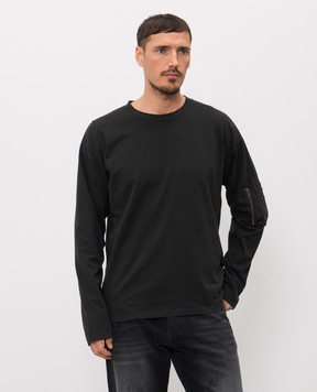 Maison Margiela MM6 Черный лонгслив SH0NH0022M20050