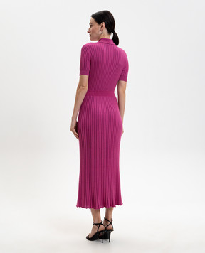 Gabriela Hearst Рожева сукня Amor із шовку і кашеміру 3269403A003