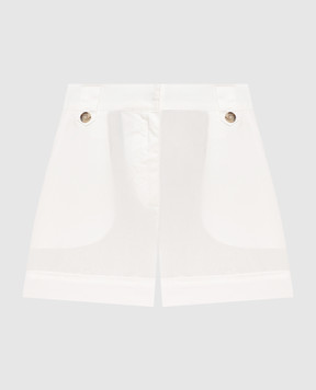 Woolrich Шорты цвета айвори из хлопка CFWWSH2001FRUT3944