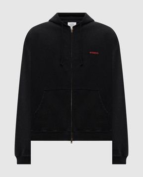 Vetements Черная спортивная куртка с принтом логотипа MH27ZU139Bm