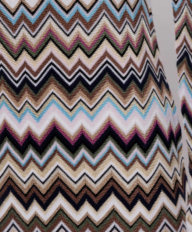 Missoni Платье миди в брендовый узор DS26WG28BK01KO изображение 4