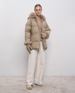 Allude Бежевый джемпер из кашемира 25579100