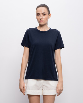 Woolrich Голубая футболка с принтом логотипа CFWWTE2014FRUT5293