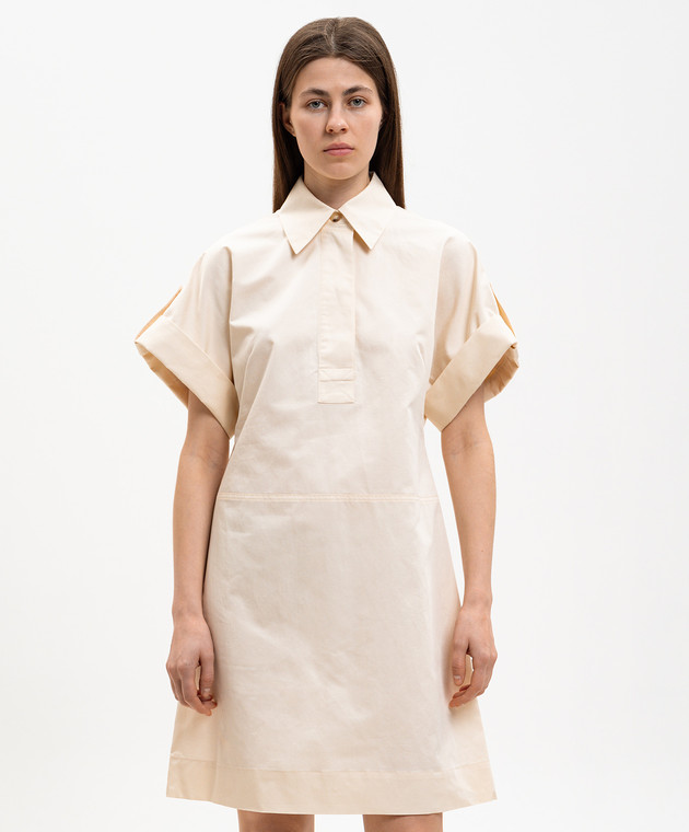 JOSEPH Сукня Ali кольору айворі з льоном JF009756 зображення 3