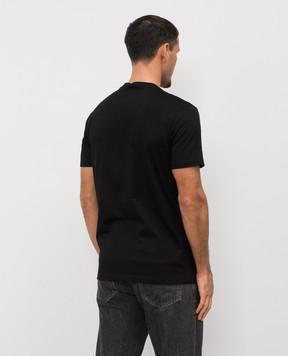 Versace Чорна футболка з емблемою Medusa 10084811A08489