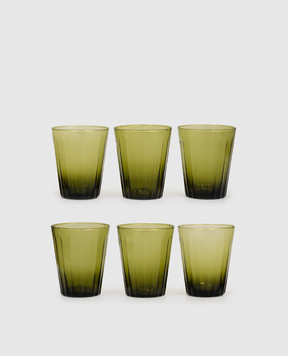 Bitossi Home Набір зелених склянок 6 шт BHV05105