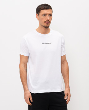 Trussardi Біла футболка з принтом G0698000164NMTS17J16