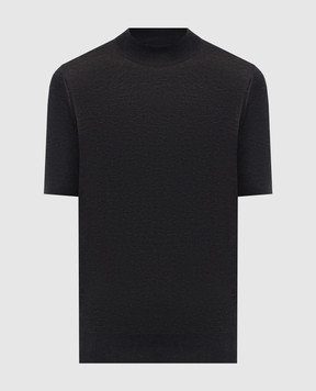 Brunello Cucinelli Футболка сірого кольору з шовком MNB805404