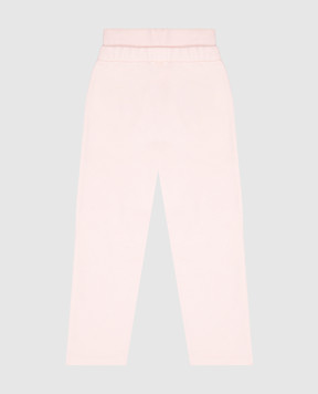 Balmain Дитячі рожеві спортивні штани BZ6A30Z318312