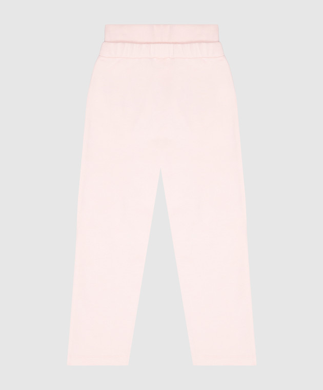 Balmain Детские розовые спортивные штаны BZ6A30Z3183610 изображение 2