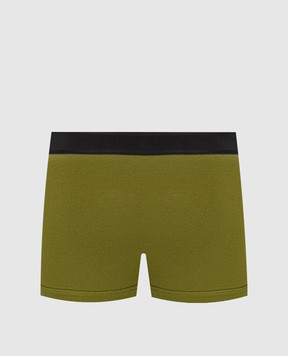 Tom Ford Зеленые трусы-боксеры с логотипом T4LC31040