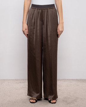 Peserico Коричневі штани з логотипом A0410206638