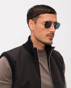 Thom Browne Сріблясті сонцезахисні окуляри UES961AG0001