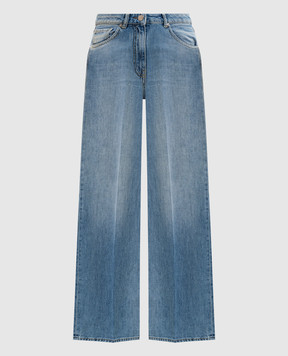 Peserico Блакитні джинси з ефектом потертості A04114L89Q04946