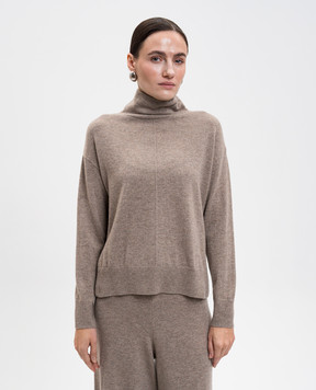 Max Mara Weekend Коричневий светр SCRIVIA з вовни і кашеміру SCRIVIA