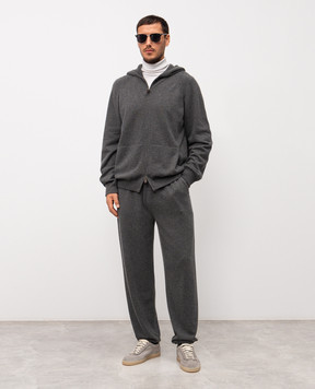 Loro Piana Сіра спортивна куртка Merano FAP0178