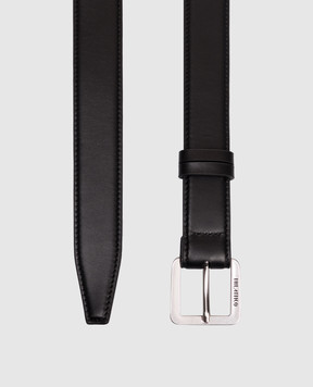 The Attico Черный кожаный ремень 260WKE00029LBT019AA