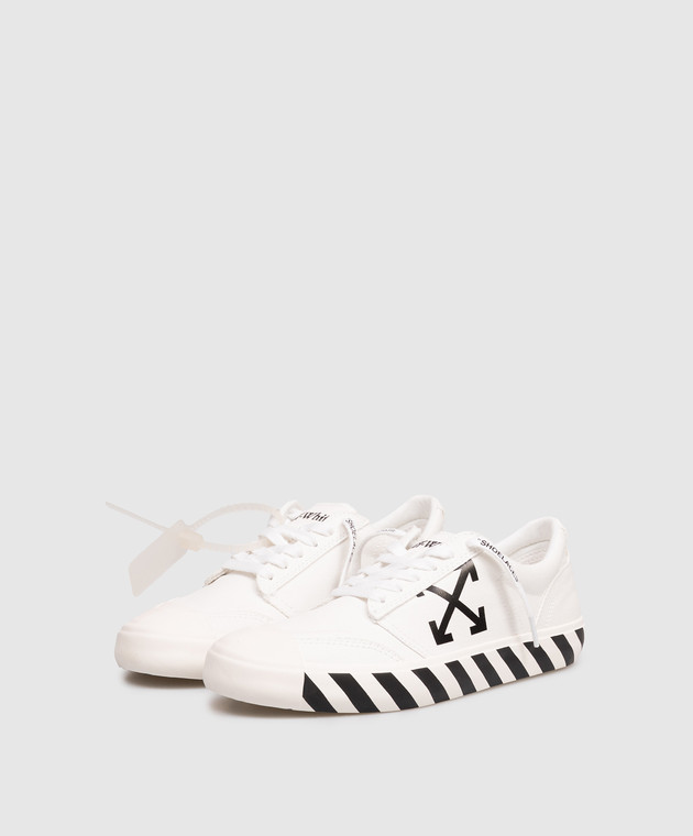 Off-White Білі кросівки Vulcanized Undercut OMIA2APC99FAB001 зображення 2