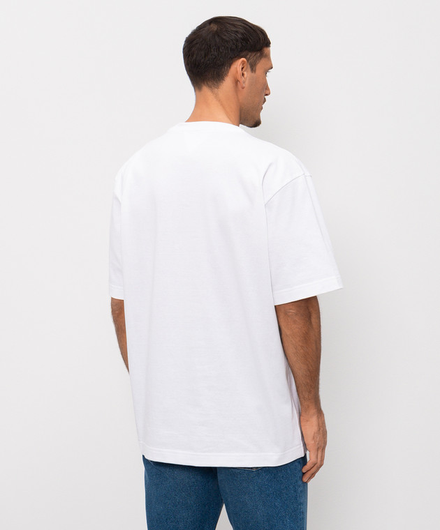 Bottega Veneta Біла футболка 864789V6F40 зображення 4