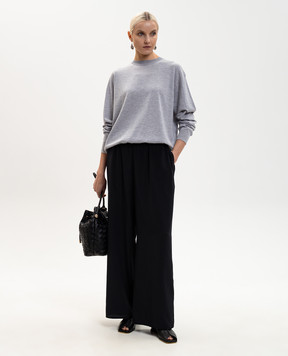 Sofie D`Hoore Сірий меланжевий джемпер MUSCAT з вовни MUSCATYMER