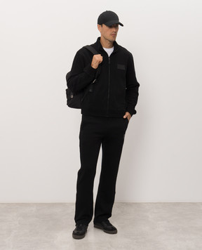 Givenchy Черные спортивные брюки с шерстью BM51S83YT8