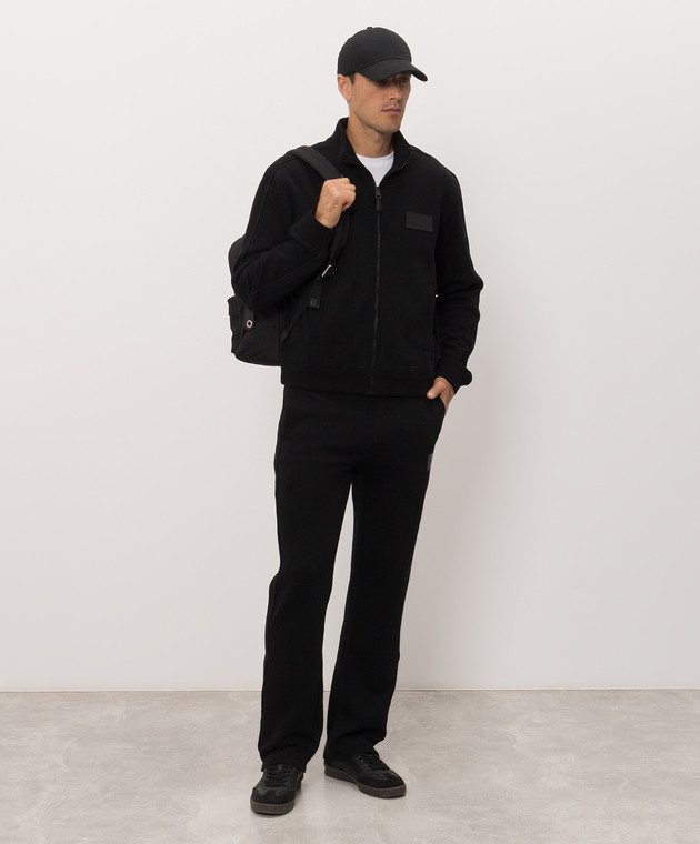 Givenchy Черные спортивные брюки с шерстью BM51S83YT8 изображение 2