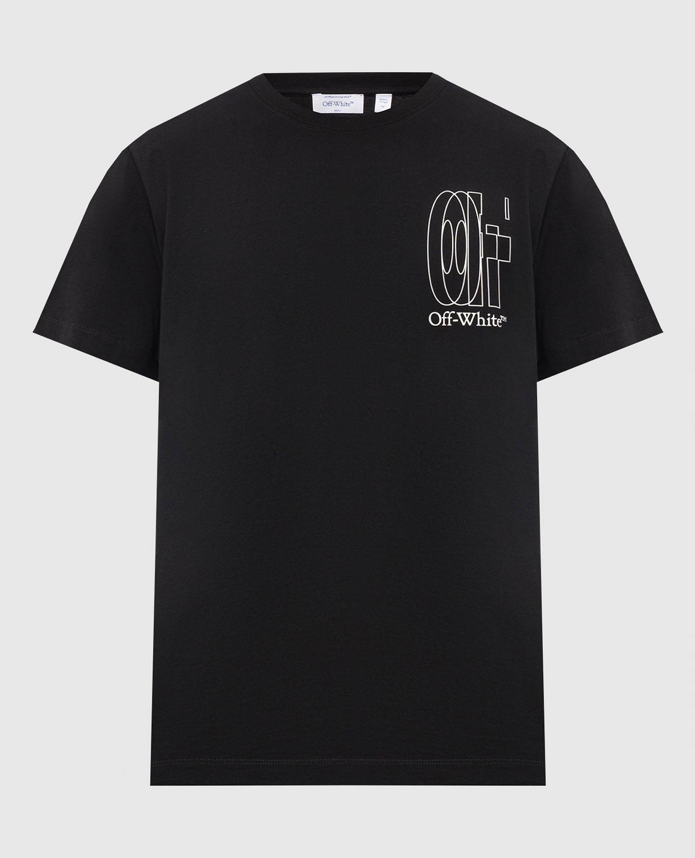 Черная футболка с принтом эмблемы Double Arrow