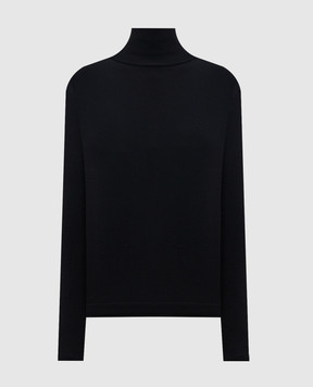 Max Mara Черный гольф CONO из шерсти MXMCONO