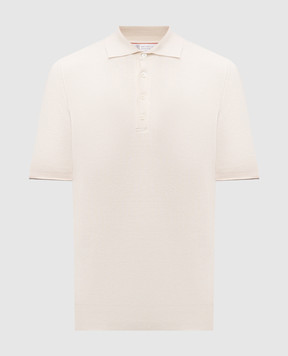 Brunello Cucinelli Бежевое поло M29400025