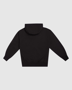 C.P. Company Детская черная спортивная куртка CUF01VLCC021014