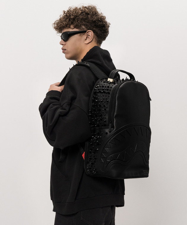 Sprayground Детский черный рюкзак SUPER SPIKED 910B8362NSZ изображение 2