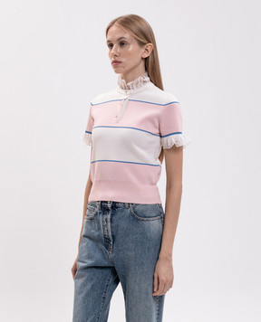 Alexander McQueen Топ в полоску 870464Q1BG9