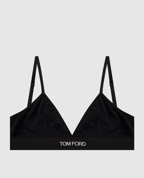 Tom Ford Черный браслет с контрастным логотипом BRJ009JEX011