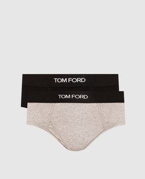 Tom Ford Набір трусів-бріфів з контрастним логотипом T4XC11040
