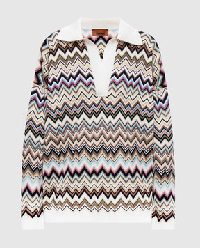 Missoni Светр у візерунок кольору айворі DS26WN1BBK01KO