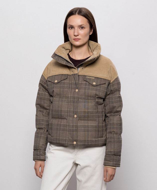 Mackage Коричнева пухова куртка BRIGIT-GC BRIGITGC зображення 3