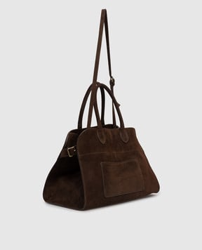 Babe Pay Pls Коричневая замшевая сумка-тоут 6243