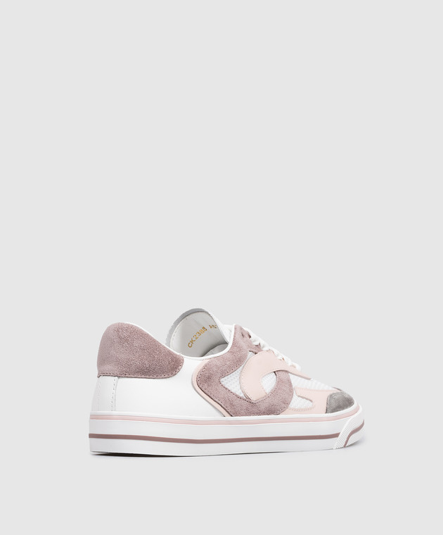 Dolce&Gabbana Розовые комбинированные кроссовки CK2385A5210 изображение 3