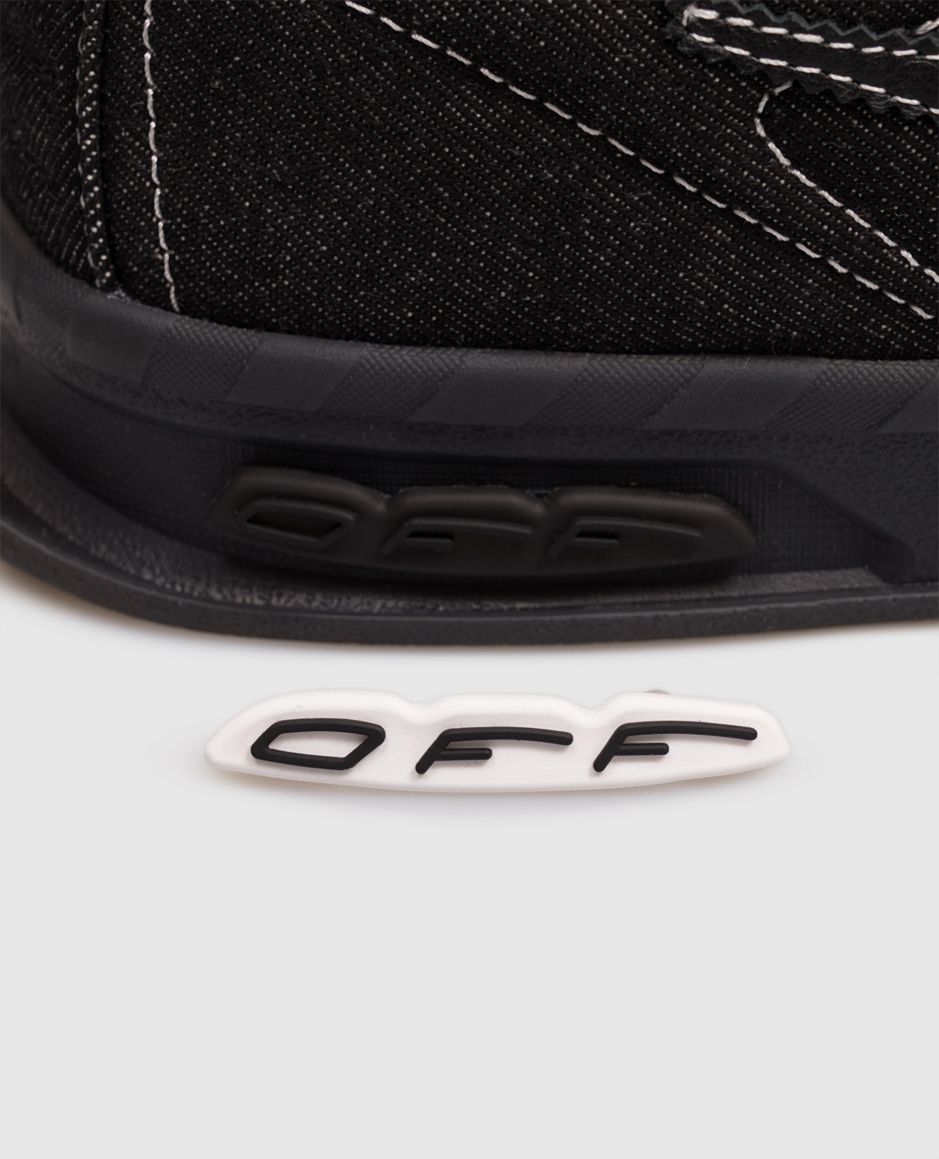 Off-White Чорні кросівки End Of Play OMIA2ALZ26DEN001 зображення 6