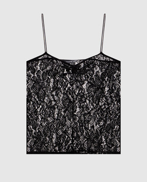 Jacob Lee Черный топ из кружева WT0158AW26B