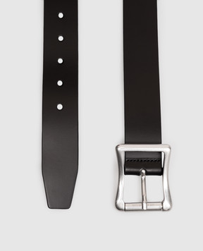 Ann Demeulemeester Чорний шкіряний ремінь Ouls B0014374LT128