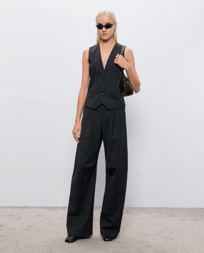 Maison Margiela MM6 Жилет с шерстью в полоску S62FB0089MTN199