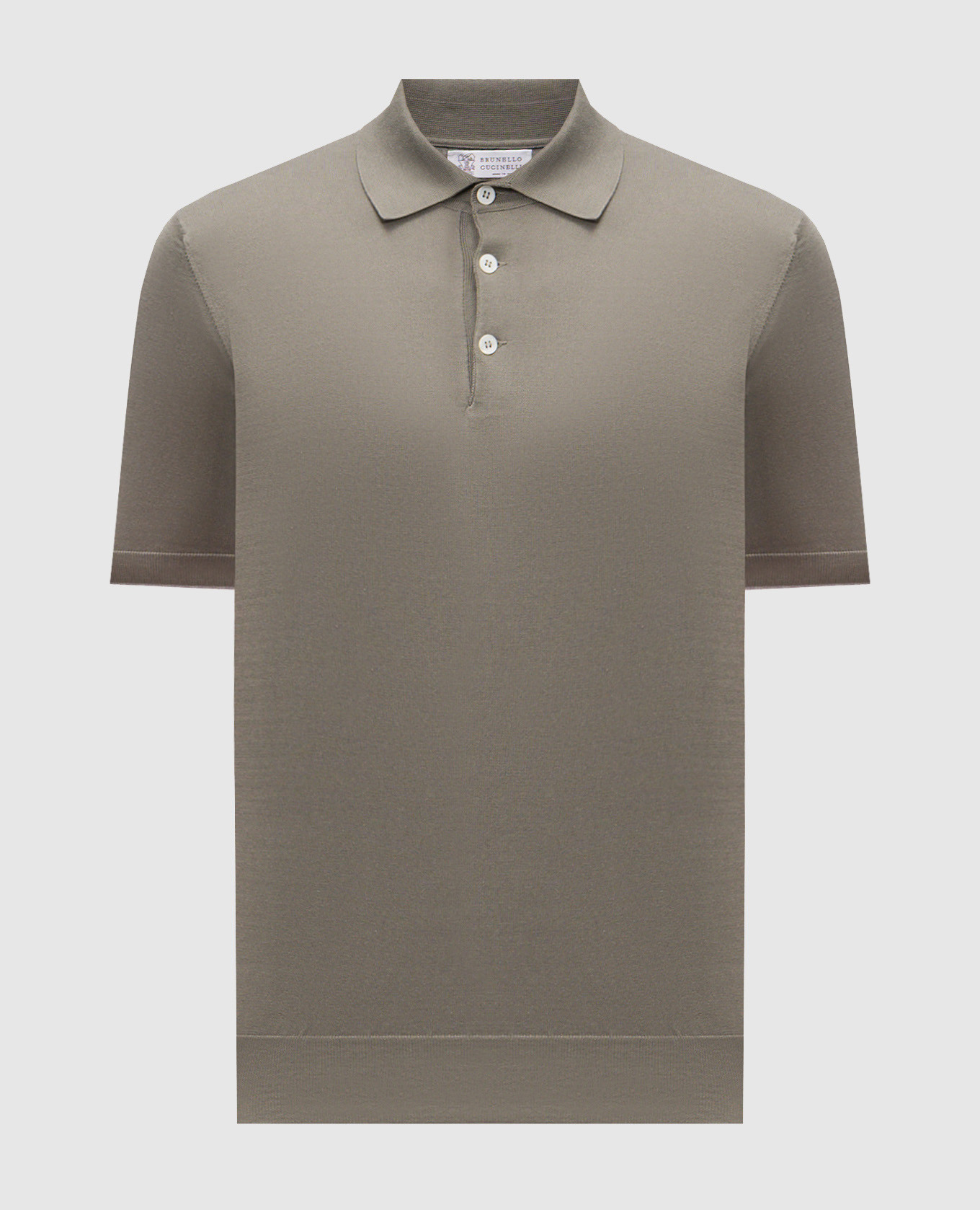 Поло цвета хаки