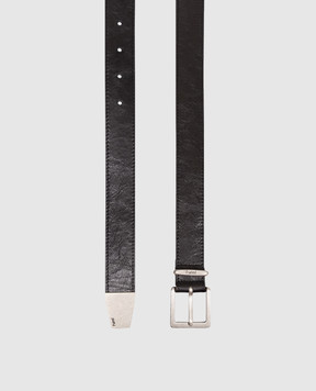 Juun.j Чорний шкіряний ремінь JC618ZP075