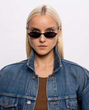 Saint Laurent Черные очки 935 A003DFY9969