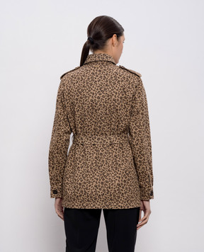 Twinset Куртка в анімалістичний принт 261TP2640